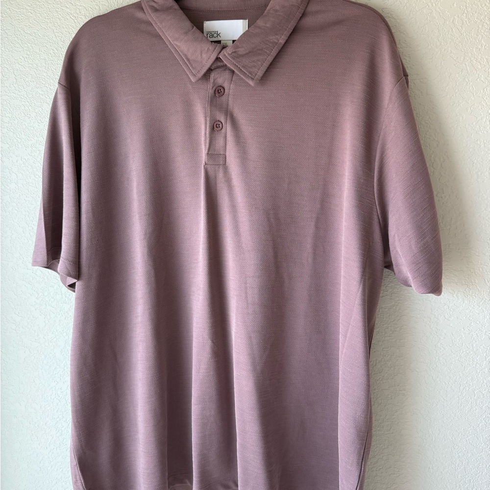 Purple Polo Shirt Soft Knit Classic Design